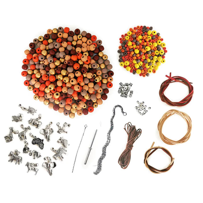 Wooden Bead Kit - African | Eco-Friendly