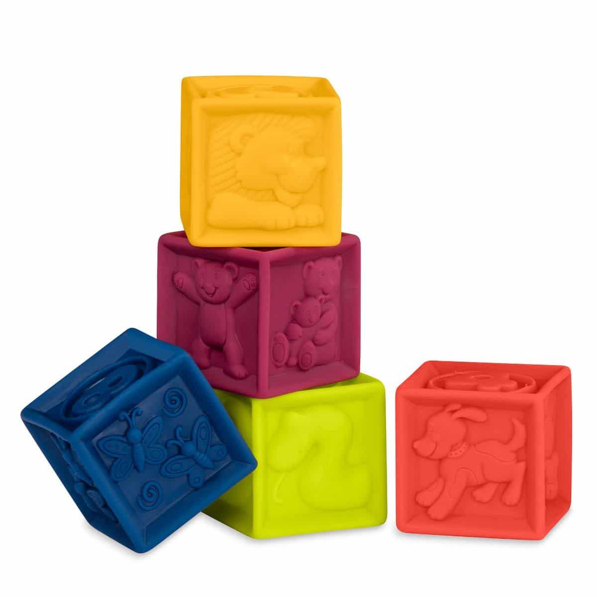 Toys One Two Squeeze Soft Blocks