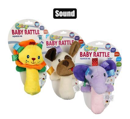 Cooey Baby Rattle Squeeze Me! Dog