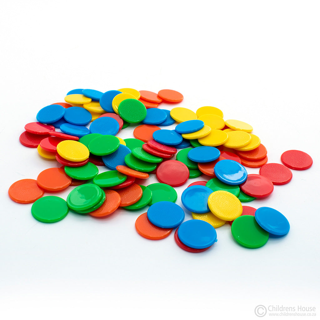 Round Counters 100pcs – 5 Colours