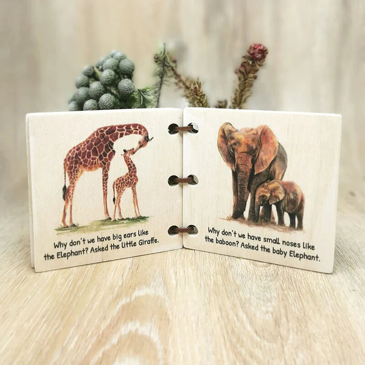 Wooden Baby Book - 3 Styles | Eco-Friendly