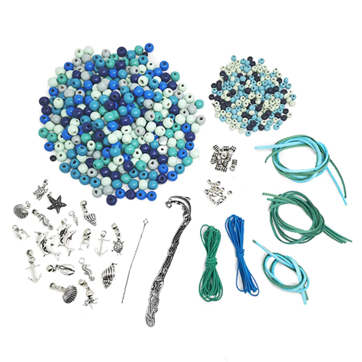 Wooden Bead Kit - Ocean | Eco-Friendly